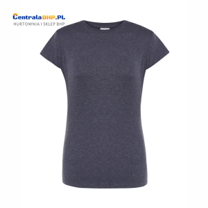 Koszulka Reklamowa Damska Bawełniana Ochronna Robocza JHK 145g TSRLCMF denim heather