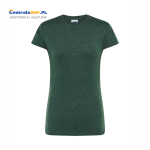 Koszulka Reklamowa Damska Bawełniana Ochronna Robocza JHK 145g TSRLCMF bottle green  heather
