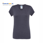 Koszulka Reklamowa Damska Bawełniana Ochronna Robocza JHK 145g V-neck TSRLCMFP denim heather