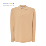 Koszulka polo męska z długim rękawem ochronna robocza JHK LS sand