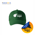 czapka unisex 5P 307 zieleń butelkowa z logo b.png