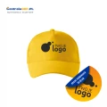 czapka unisex 5P 307 żółta z logo b.png