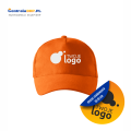 czapka unisex 5P 307 pomarańczowa z logo b.png