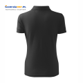 polo damska PIQUE POLO 210 antracytowy melanż c.png