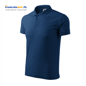 Koszulka Polo Malfini Adler Męska Pique Polo Robocza Ochronna Model 203 Gramatura 200g ciemnoniebieska