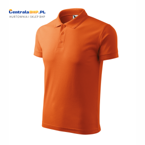 Koszulka Polo Malfini Adler Męska Pique Polo Robocza Ochronna Model 203 Gramatura 200g pomarańczowa