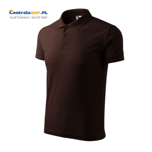 Koszulka Polo Malfini Adler Męska Pique Polo Robocza Ochronna Model 203 Gramatura 200g kawowa