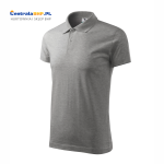 Koszulka Polo Męska Malfini Adler Bawełniana Pod Nadruk Single J. Model 202 Gramatura 180g ciemnoszary melanż