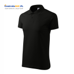 Koszulka Polo Męska Malfini Adler Bawełniana Pod Nadruk Single J. Model 202 Gramatura 180g czarna