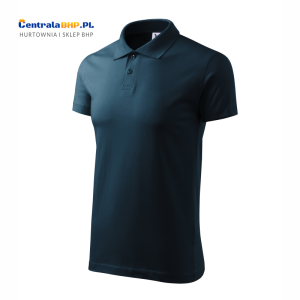 Koszulka Polo Męska Malfini Adler Bawełniana Pod Nadruk Single J. Model 202 Gramatura 180g granatowa
