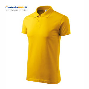 Koszulka Polo Męska Malfini Adler Bawełniana Pod Nadruk Single J. Model 202 Gramatura 180g żółta