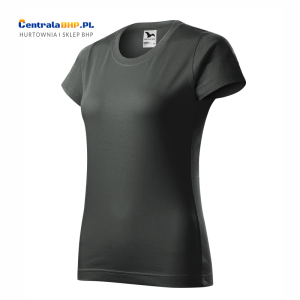 Koszulka bawełniana reklamowa damska BASIC 134 Adler Malfini 160g dla reklamy ciemny khaki