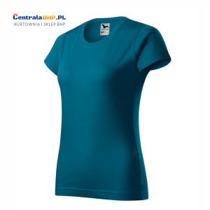 Koszulka bawełniana reklamowa damska BASIC 134 Adler Malfini 160g dla reklamy  petrol blue