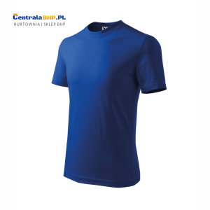 Koszulka bawełniana dziecięca Basic 138 Adler Malfini t-shirt reklamowy chabrowy