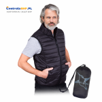 Bezrękawnik pikowany ocieplany, męski DART-M-V czarny Reis M-3XL