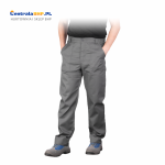 Spodnie robocze ochronne do pasa męskie YES-T szare stalowy Reis