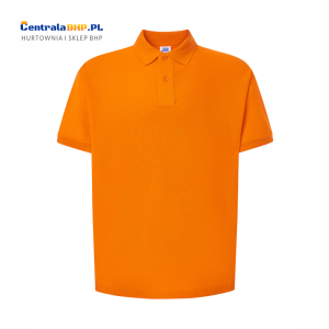 Koszulka Polo Męska JHK Bawełniana Robocza Reklamowa Pod Nadruk 200 g orange