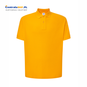 Koszulka Polo Męska JHK Bawełniana Robocza Reklamowa Pod Nadruk 200 g peach