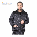 Kurtka ochronna bluza robocza ocieplana FOR-WIN J moro-czarny FORECO Reis