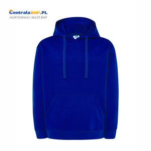 Bluza Męska Robocza Sportowa Reklamowa Z Kapturem Nierozpinana JHK SWRAKNG royal blue