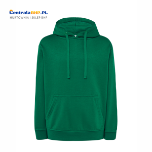 Bluza Męska Robocza Sportowa Reklamowa Z Kapturem Nierozpinana JHK  SWRAKNG kelly green