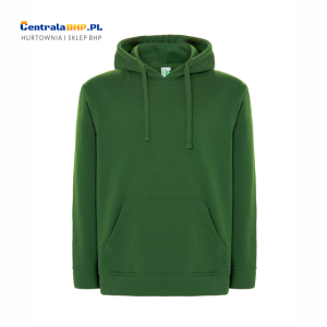 Bluza Męska Robocza Sportowa Reklamowa Z Kapturem  Nierozpinana JHK SWRAKNG bottle green