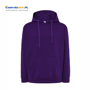 Bluza Męska Robocza Sportowa Reklamowa Z Kapturem  Nierozpinana JHK SWRAKNG purple