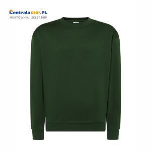 Bluza Klasyczna Ochronna Robocza Reklamowa unisex SWRA JHK 290g Nierozpinana bottle green