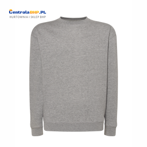 Bluza Klasyczna Ochronna Robocza Reklamowa Sportowa unisexSWRA JHK 290g Nierozpinana grey melange
