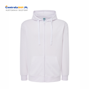 Bluza Unisex Robocza Sportowa Reklamowa Pod Nadruk JHK SWUA HOOD white
