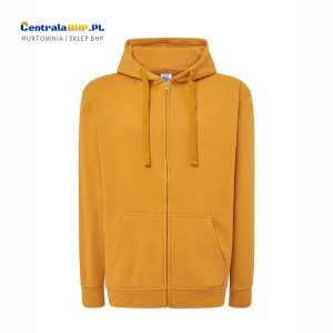 Bluza Unisex Robocza Sportowa Reklamowa Pod Nadruk JHK SWUA HOOD mustard