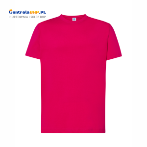 Koszulka Robocza T-shirt Męska Bawełniana Pod Nadruk JHK TSRA 190 g raspberry