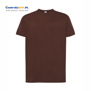 Koszulka Robocza T-shirt Męska Bawełniana Pod Nadruk JHK TSRA 190 g chocolate