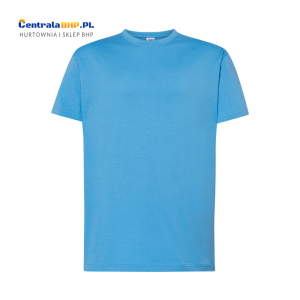Koszulka Robocza T-shirt Męska Bawełniana Pod Nadruk JHK TSRA 190 g azure