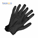 Rękawice nitrylowe w kolorze czarnym - bezpudrowe RNITRO-BLACKER B  S, M, L, XL - opakowanie 100szt 