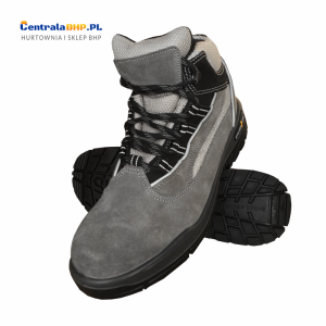 Buty Robocze Trzewiki Ochronne BRPAT Skóra Zamsz Reis