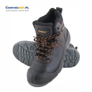 Buty Robocze Trzewiki Ochronne BCT Skóra Reis