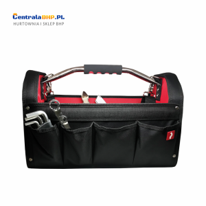 Ręczna torba na narzędzia ALTER-BAG czarno-czerwony 46x24x30