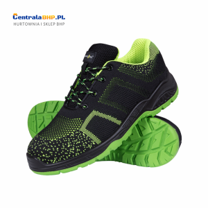 Półbuty damsko-męskie robocze ochronne tekstylne ze stalowym podnoskiem obuwie bezpieczne ROBIN S1 P