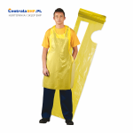 Fartuch Foliowy Ochronny Roboczy FFOL - ROLL Reis Żółty Opakowanie Zbiorcze 100 szt