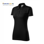 Koszulka polo damska reklamowa Malfini Adler 100% bawełniana Single J. model 223 gramatura 180g czarna