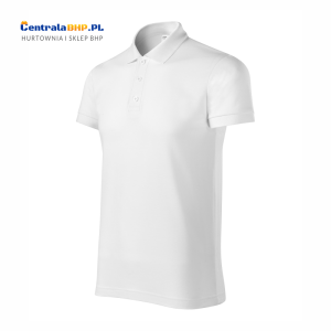 Koszulka polo męska reklamowa robocza "polówka" 170g model Joy P21 odrywana metka Adler Malfini biały