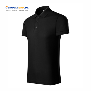 Koszulka polo męska reklamowa robocza "polówka" 170g model Joy P21 odrywana metka Adler Malfini czarny