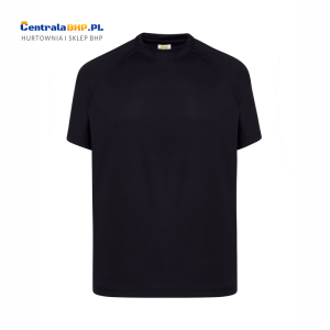 Koszulka męska poliestrowa T-Shirt męski z krótkim rękawem SPORTMAN JHK 130g navy