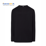Koszulka bawełniana z długim rękawem t-shirt męski 100% bawełna JHK TSRA150LS  czarny