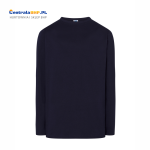 Koszulka bawełniana z długim rękawem t-shirt męski 100% bawełna JHK TSRA150LS navy