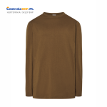 Koszulka bawełniana z długim rękawem t-shirt męski 100% bawełna JHK TSRA150LS khaki