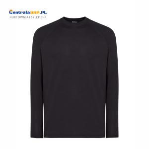 Koszulka sportowa z długim rękawem męska 100% poliester JHK SPORTMAN LS black
