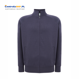 Bluza robocza reklamowa dresowa męska rozpinana FULL ZIP SWEATSHIRT JHK denim
