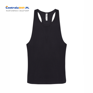 Koszulka męska bez rękawów z wycięciem na plecach URBAN BEACH UNISEX  kolor czarny